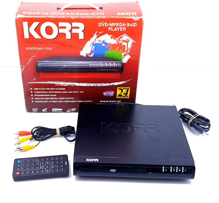 Купить KORR 2268 USB DVD-ПЛЕЕР: отзывы, фото, характеристики в интерне-магазине Aredi.ru