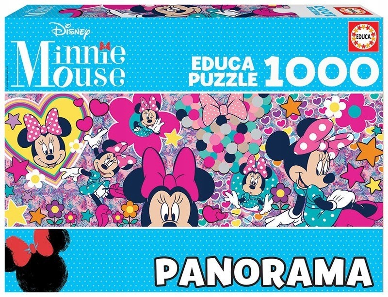 Puzzle 1000 elementów Myszka Minnie Panorama