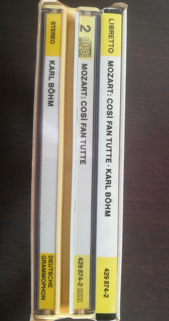 Купить МОЦАРТ Cosi fan Тутте Яновиц Карл Бом, 2 компакт-диска в коробке: отзывы, фото, характеристики в интерне-магазине Aredi.ru