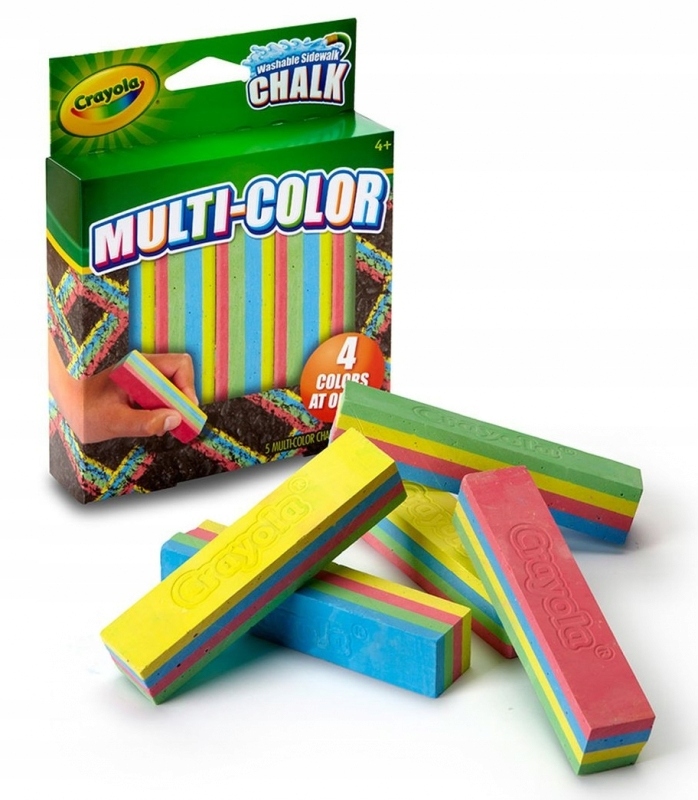 KREDA CHODNIKOWA TĘCZOWA MUTI-COLOR CRAYOLA