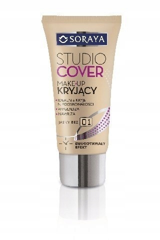 Soraya Studio Cover Make-up kryjący 01 jasny beż 3