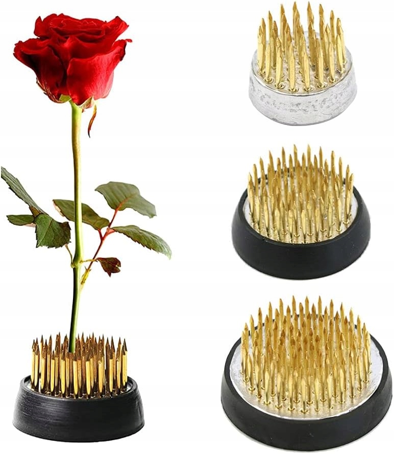 3 sztuki żaby kwiatowe do aranżacji Ikebana Kenzan/okrągłe narzędzia