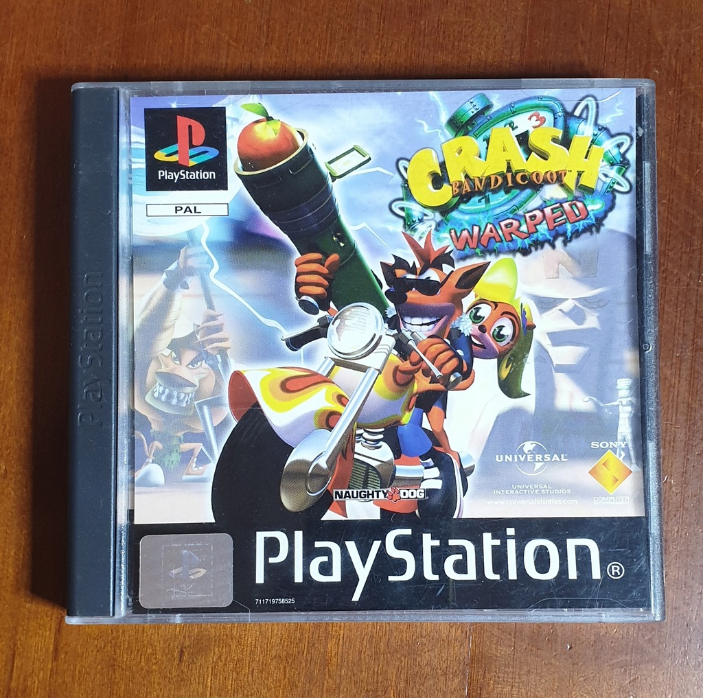 Купить CRASH BANDICOOT WARPED PSX PS1 ПОЛНАЯ КОМПЛЕКТАЦИЯ: отзывы, фото ...