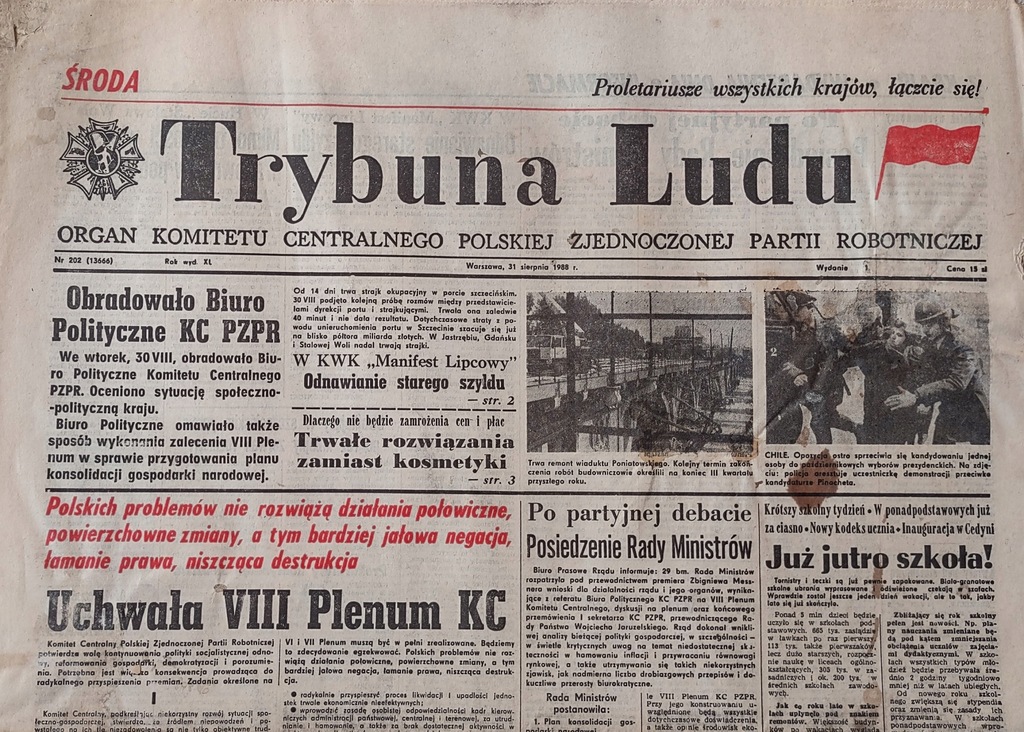 Trybuna Ludu 202 1988 PRL