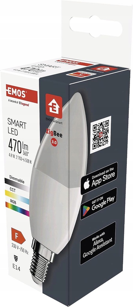 Emos Żarówka LED E14 4,8W 1 sztuka Zigbee