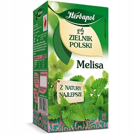 Herbata HERBAPOL ZIELNIK POLSKI melisa (20 torebek