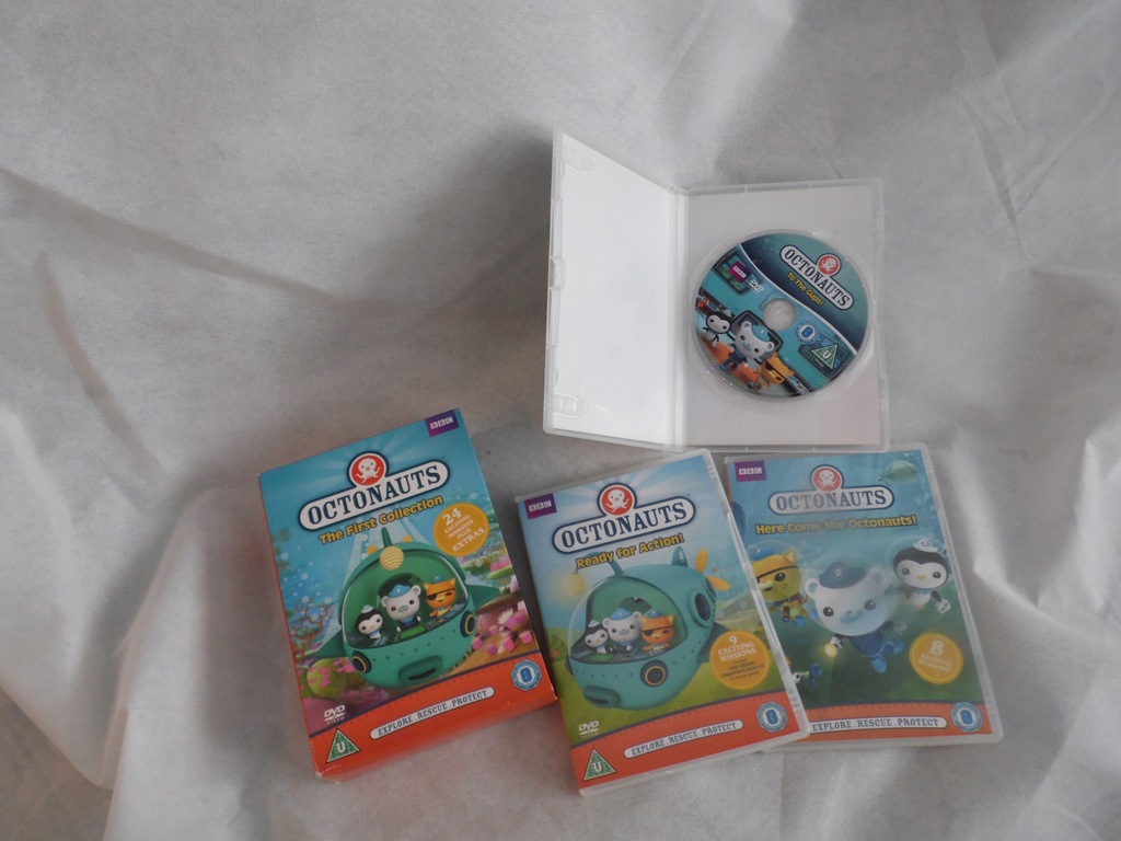 OKTONAUCI kolekcja 3 płyt DVD bajki po angielsku