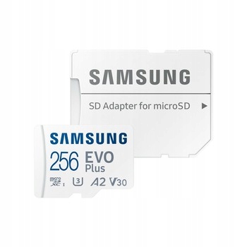 Karta Pamięci Microsd Z Adapterem Samsung Evo Plus 256 Gb