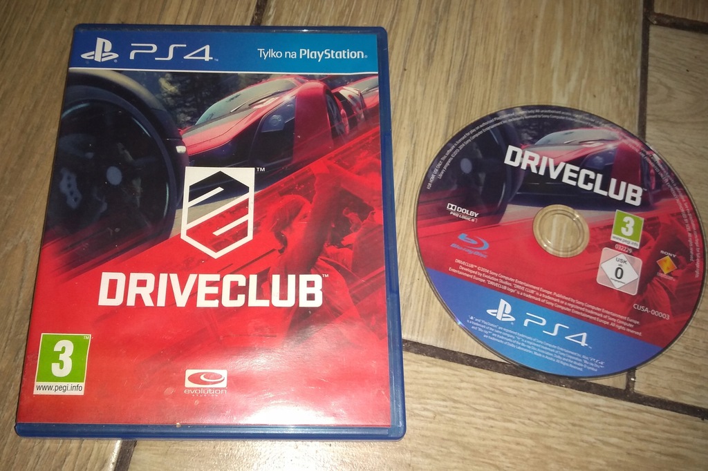DRIVECLUB ps4