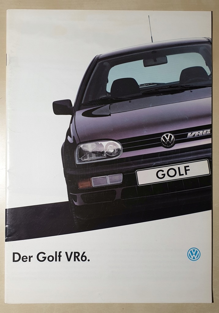 Prospekt Volkswagen Golf VR6 - 1993 r