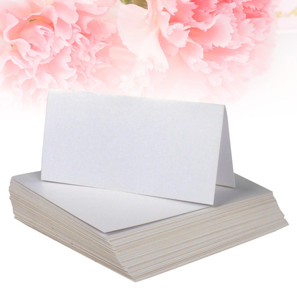 25pcs Wedding Table Name Card Simple Blank Name Ca