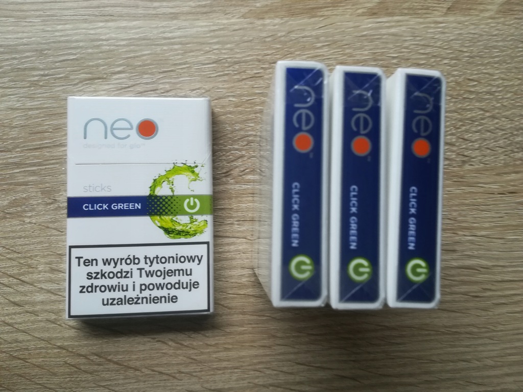 GLO NEO STICKS CLICK GREEN WKŁADY
