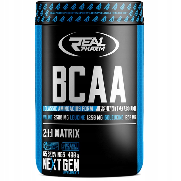 Real Pharm - BCAA Instant Aminokwasy 400g ananas