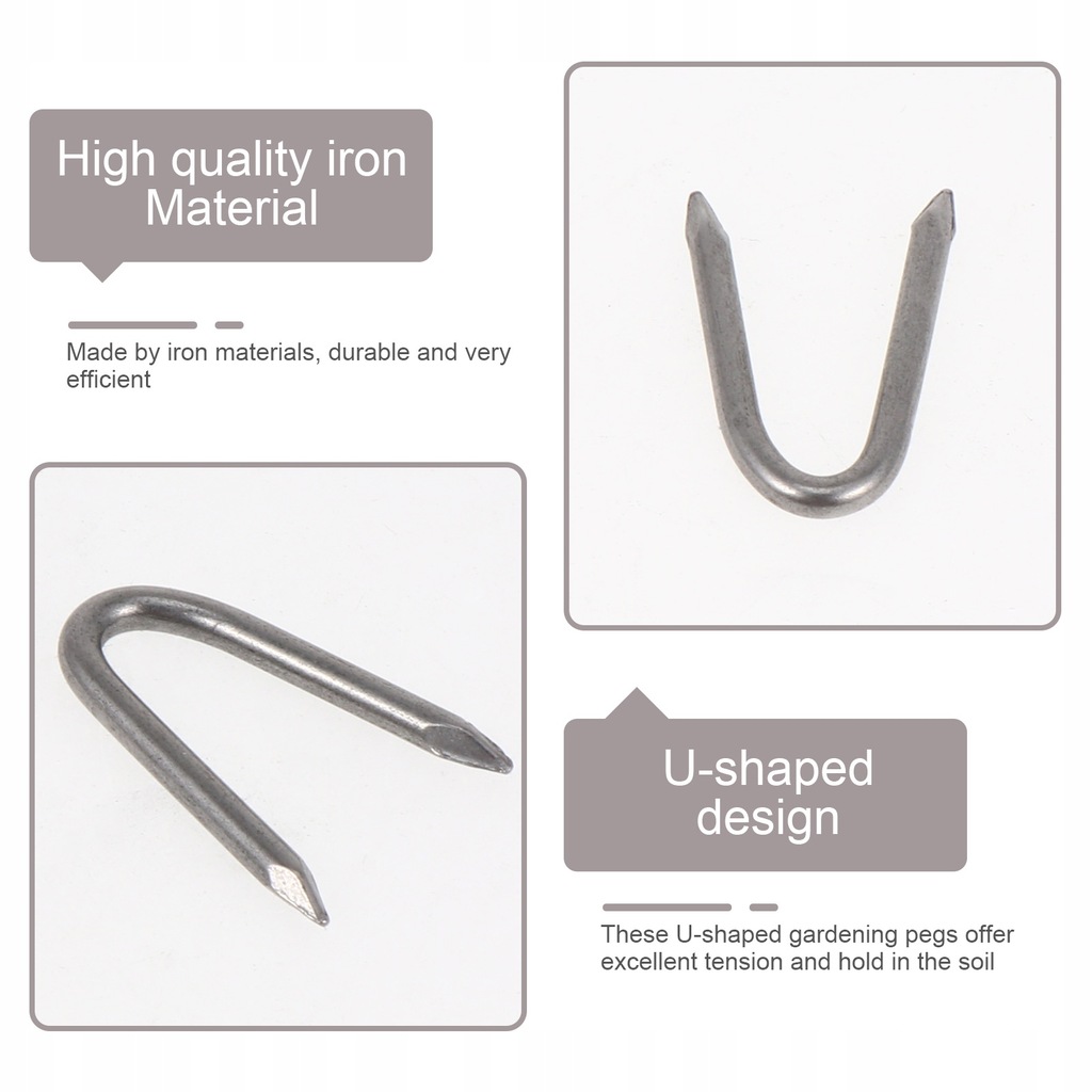 Купить Гвозди для забора U-образные гвозди для птицы: отзывы, фото и ...