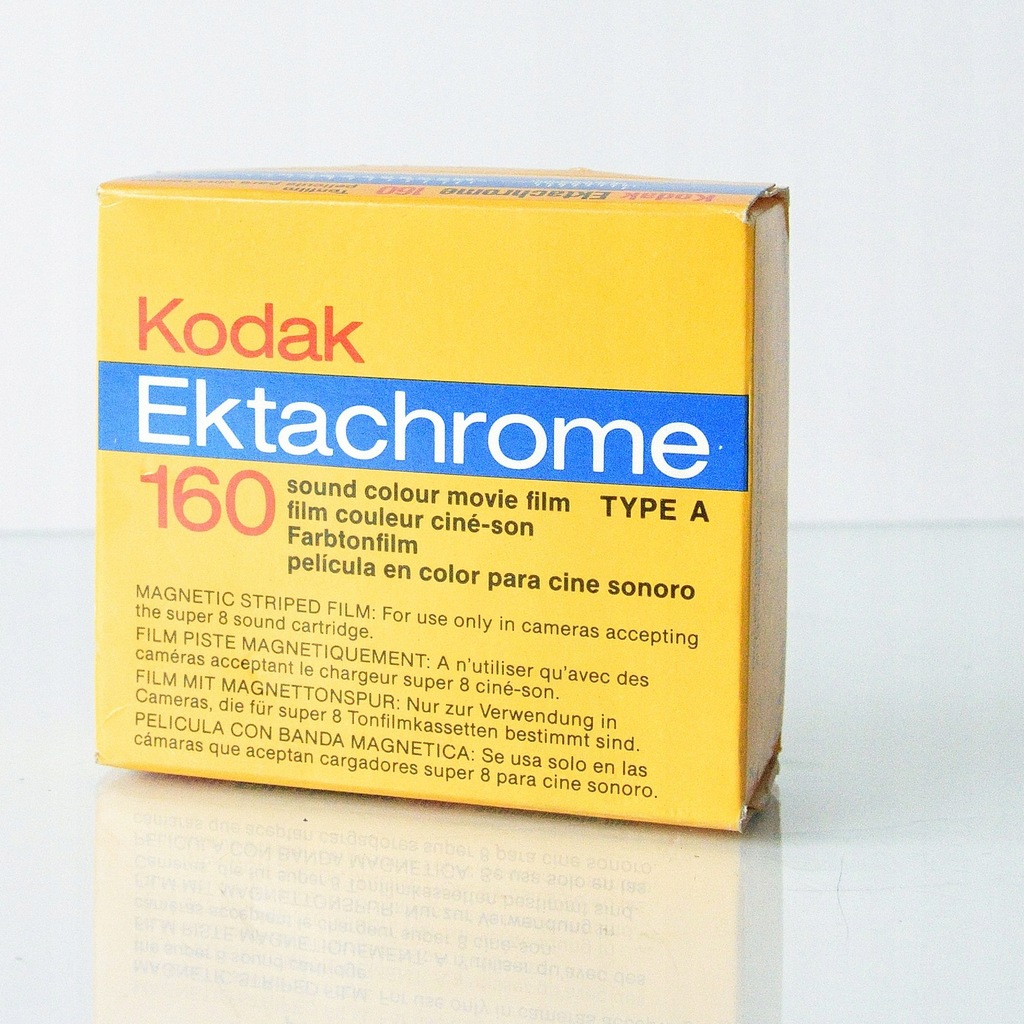 Film Kodak Profesional Ektachrome 160 Typ A 8mm