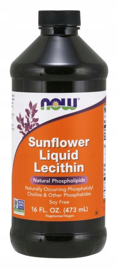 Sunflower Liquid Lecithin 473 ml NOW FOODS