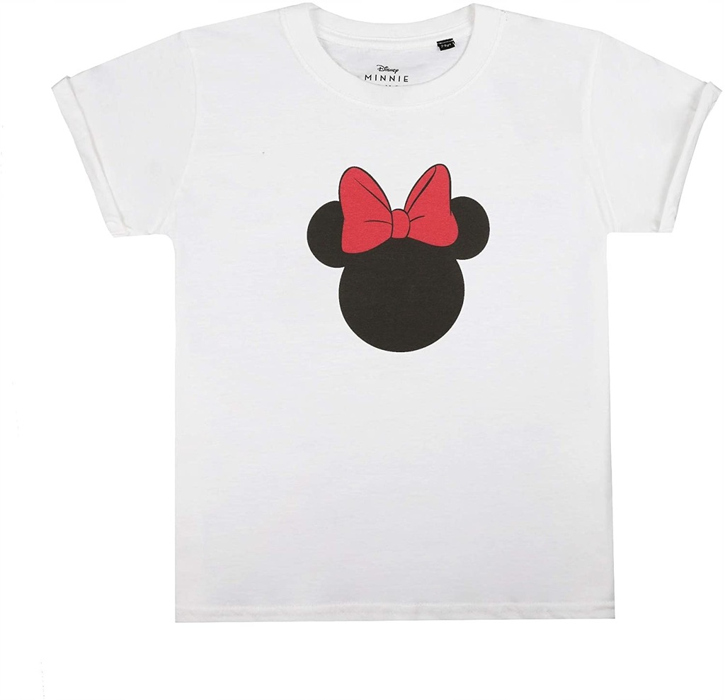 DISNEY MINNIE MOUSE BIAŁY T-SHIRT DZIEWCZĘCY__154