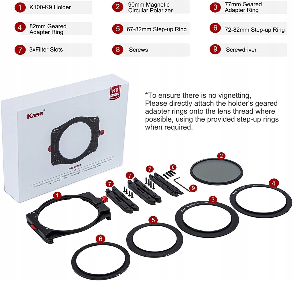 Kase K9 Kit K100 SYSTEM ZDEKOMPLETOWANY