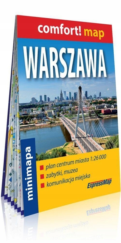 COMFORT MAP WARSZAWA 1 26 000 MINIMAPA