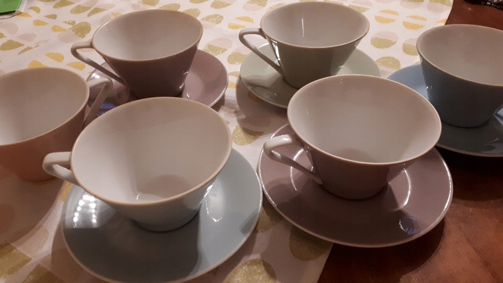 Lilien Porzellan Austria 76 Daisy PRL filiżanki 8073431056