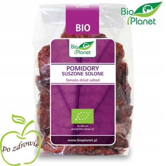 pomidory suszone solone bio 150g - BIO PLANET