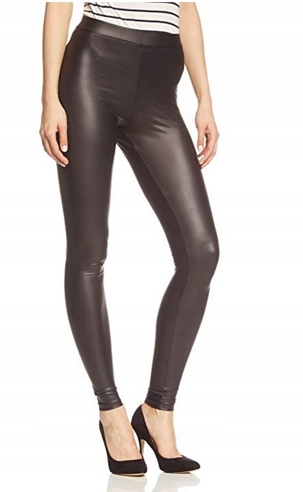 AF3117 VERO MODA LEGGINSY BORDOWE WOSKOWANE M/38