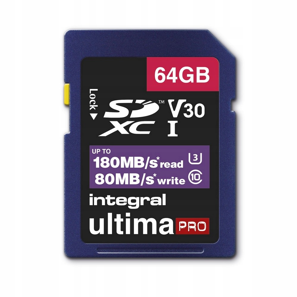INTEGRAL Professional SDXC V30 UHS-I U3 64GB