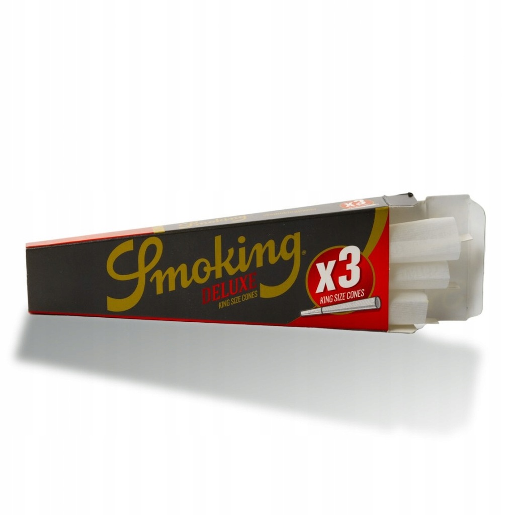 Smoking Deluxe King Size skręcone bibułki 3 szt.