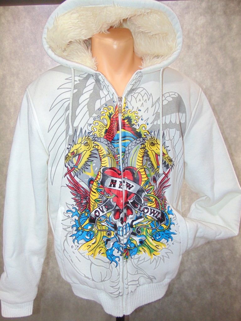 VT-FASHION bluza męska na miśku gruba r M na zip