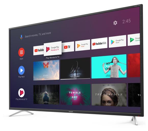 Android tv 50" Sharp 50BL5EA 4K DVB-T2 HEVC
