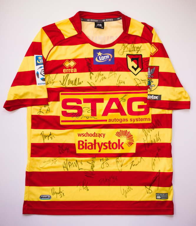 Koszulka Jagiellonia 2016/2017-Autografy drużyny