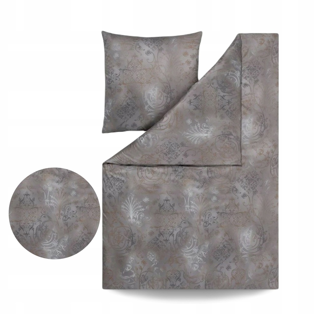 Pościel 155x200 Estella Jersey Mako GREGORIO silber