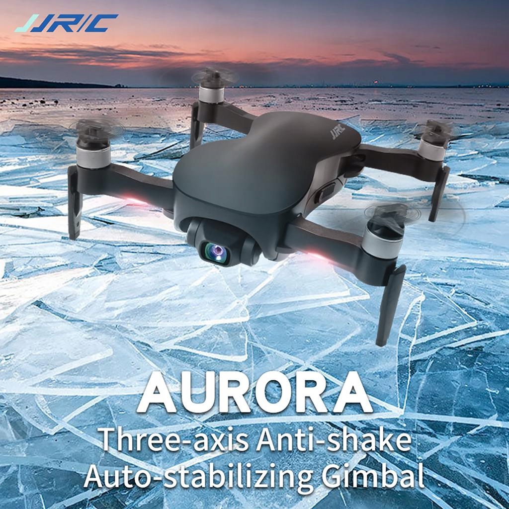 WiFi GPS RC Drone Foldable Remote Control Black