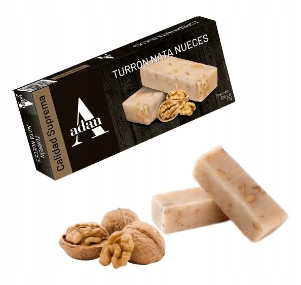Nugat Turron Nata Nueces 200g Adan