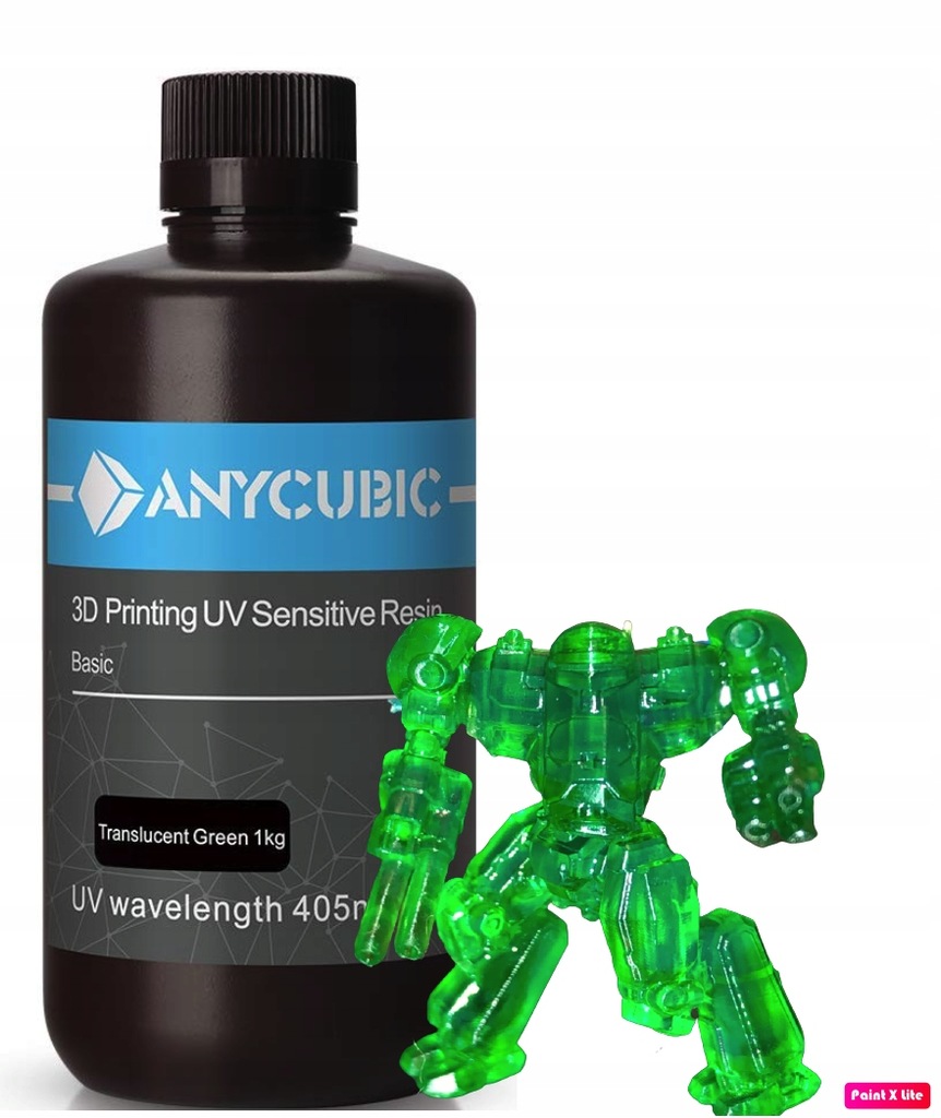 ORYGINALNA ŻYWICA UV ANYCUBIC 1 LITR CLEAR GREEN