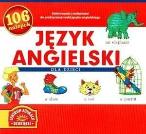 Język angielski dla dzieci 106 nalepek