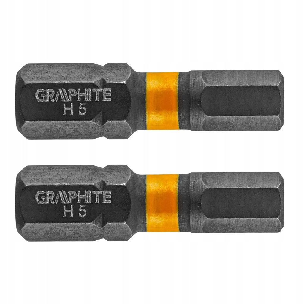 BIT KOŃCÓWKA UDAROWA HEX5 25mm 2szt bity GRAPHITE