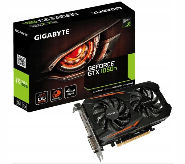 Купить Видеокарта Gigabyte GeForce GTX 1050 Ti OC 4G: отзывы, фото, характеристики в интерне-магазине Aredi.ru