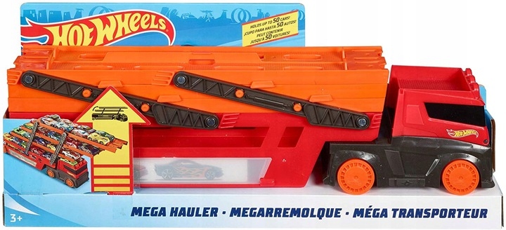 HOT WHEELS MEGA TRANSPORTER GHR48 Laweta na resora