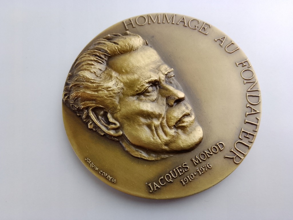 MEDAL JACQUES MONOD 1910 - 1976