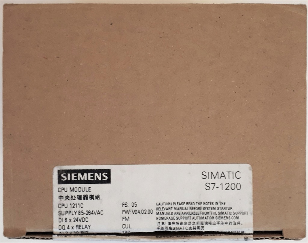 Siemens 6ES7211-1BE40-0XB0 S7-1200+ WSPARCIE 24H
