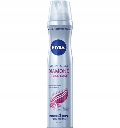 Nivea Lakier do Włosów Diamond Gloss Extra M 250ml