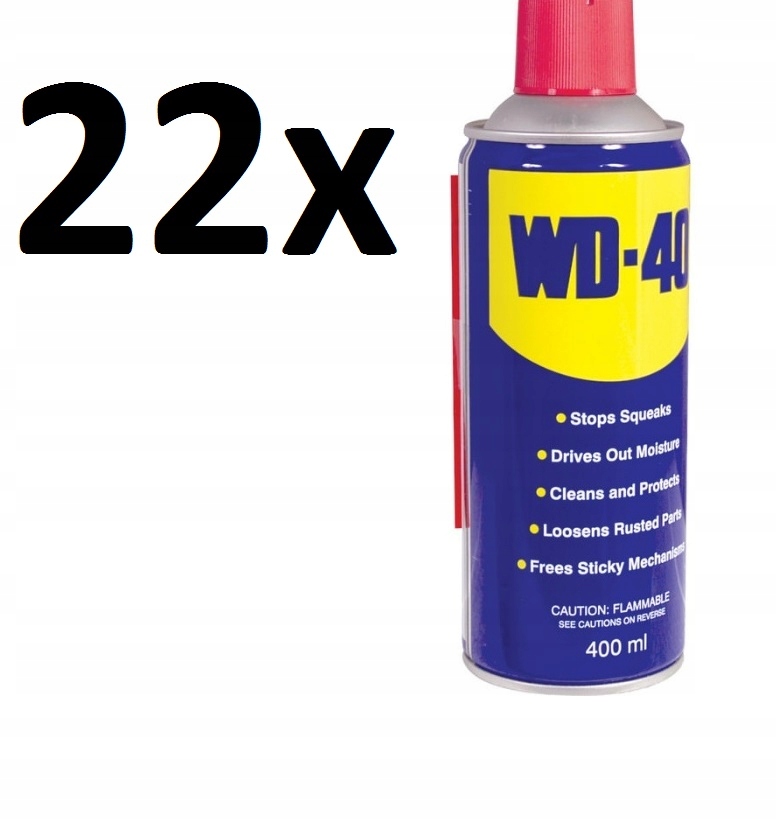 22x WD-40 ODRDZEWIACZ DO ŚRUB 400ml APLIKATOR