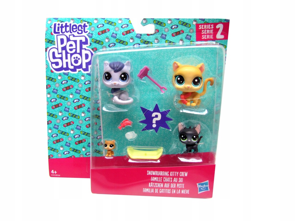 LITTLEST PET SHOP rodzina KOTY FIGURKA kot LPS 8308550266