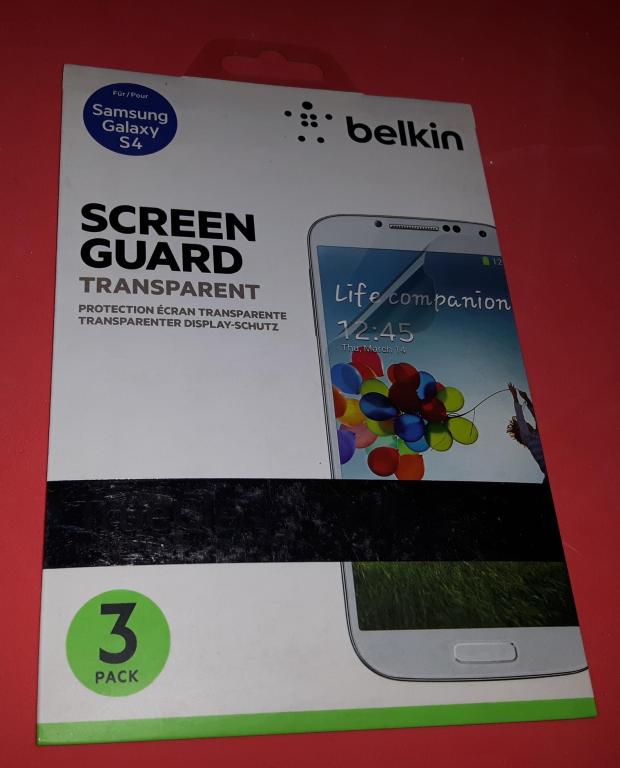 BELKIN, FOLIA SAMSUNG GALAXY S4, 3 PACK.