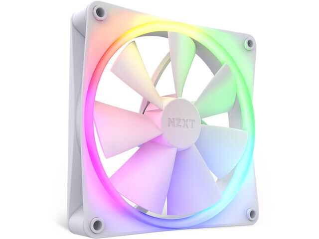 NZXT F140 RGB 140mm Biały Pojedynczy