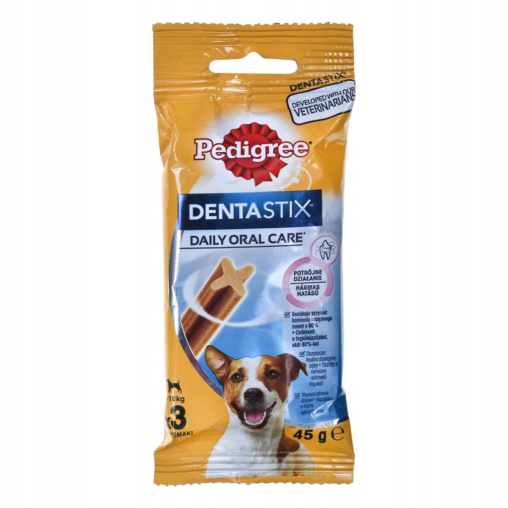 PEDIGREE Dentastix Mini - przysmak dentystyczny dla psów małych ras - 45 g