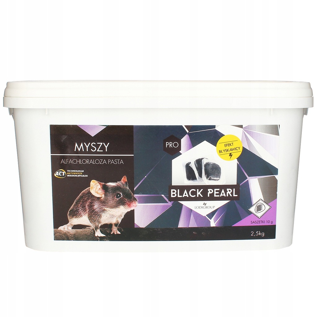 CZARNA PERŁA trutka usypiacz MYSZY 2,5 KG