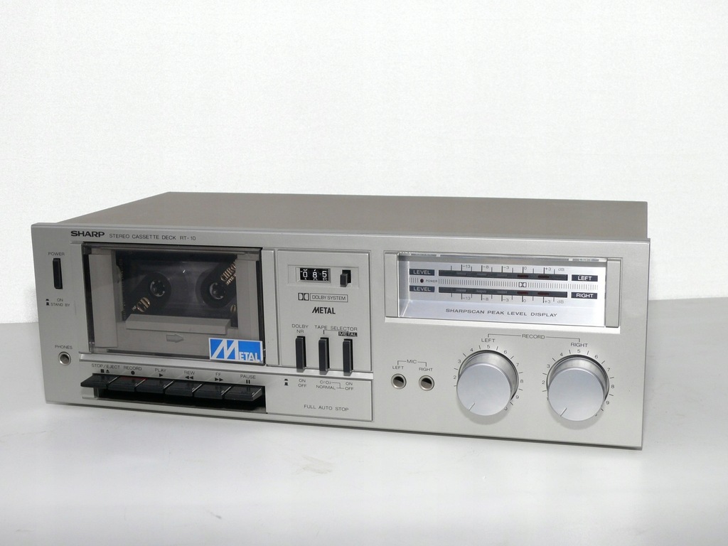 Sharp RT-10 magnetofon dla kolekcjonera