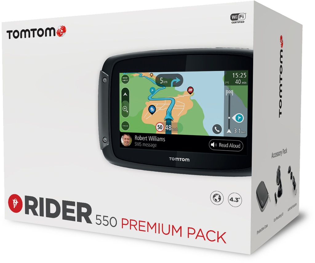 NOWY MODEL Nawigacja TomTom Rider 550 PREMUIM PACK